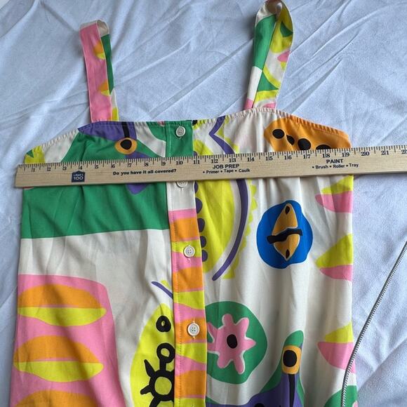 BANDIT AND THE BABE Women’s Colorful Dress‎ Maxi size Large w Belt Wearable Art - Picture 11 of 11
